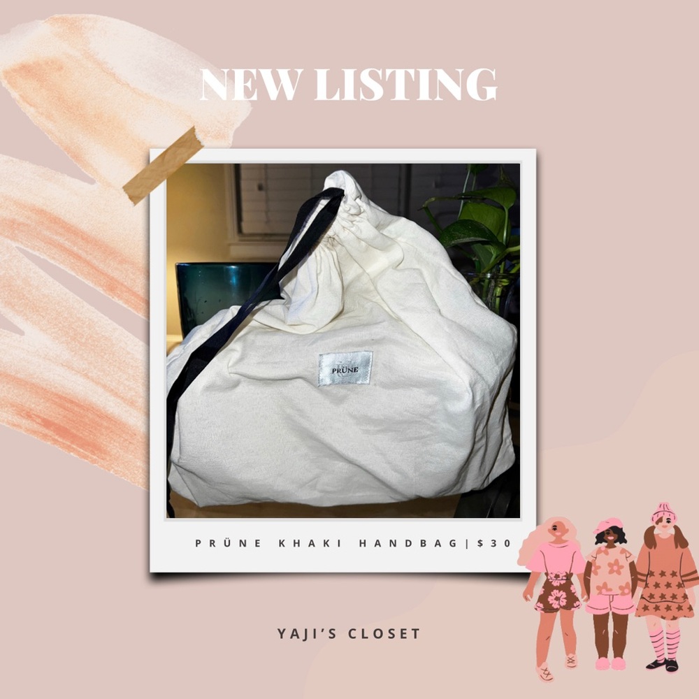PRÜNE Khaki Handbag/Purse